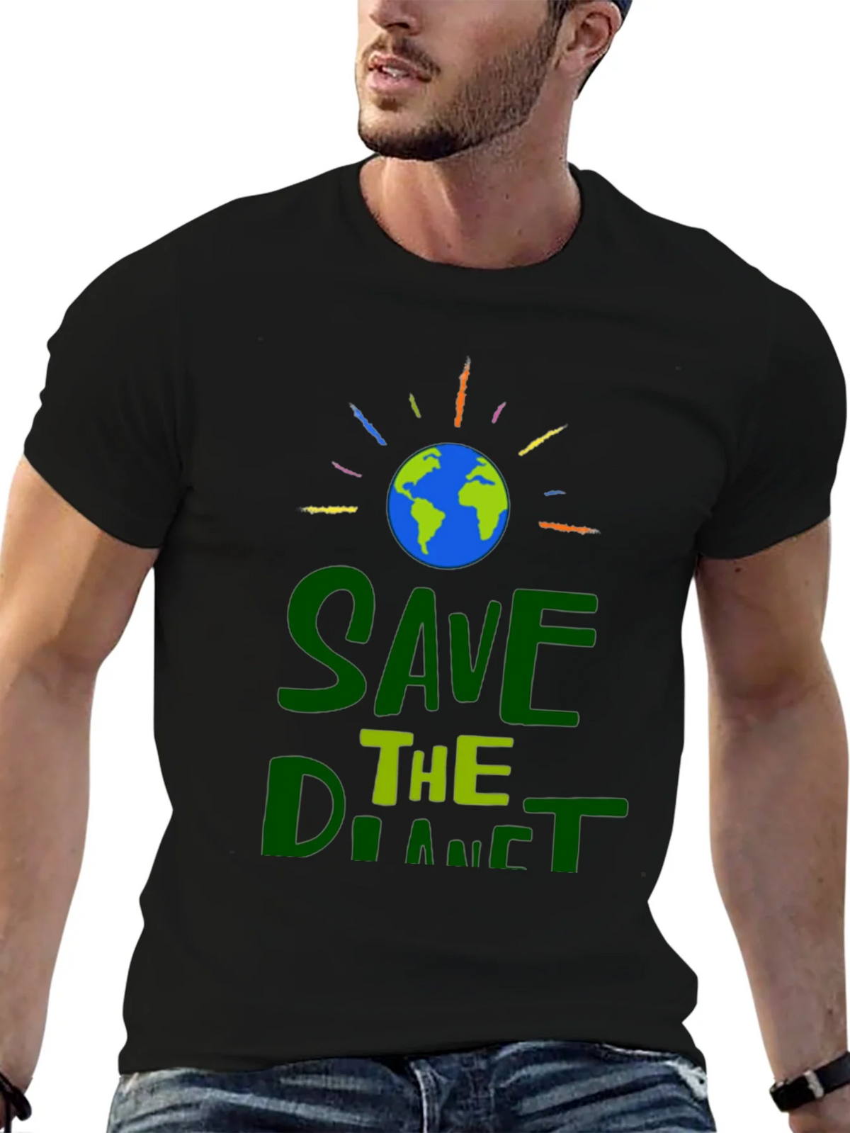 Save the Planet Graphic T-Shirt product image 6