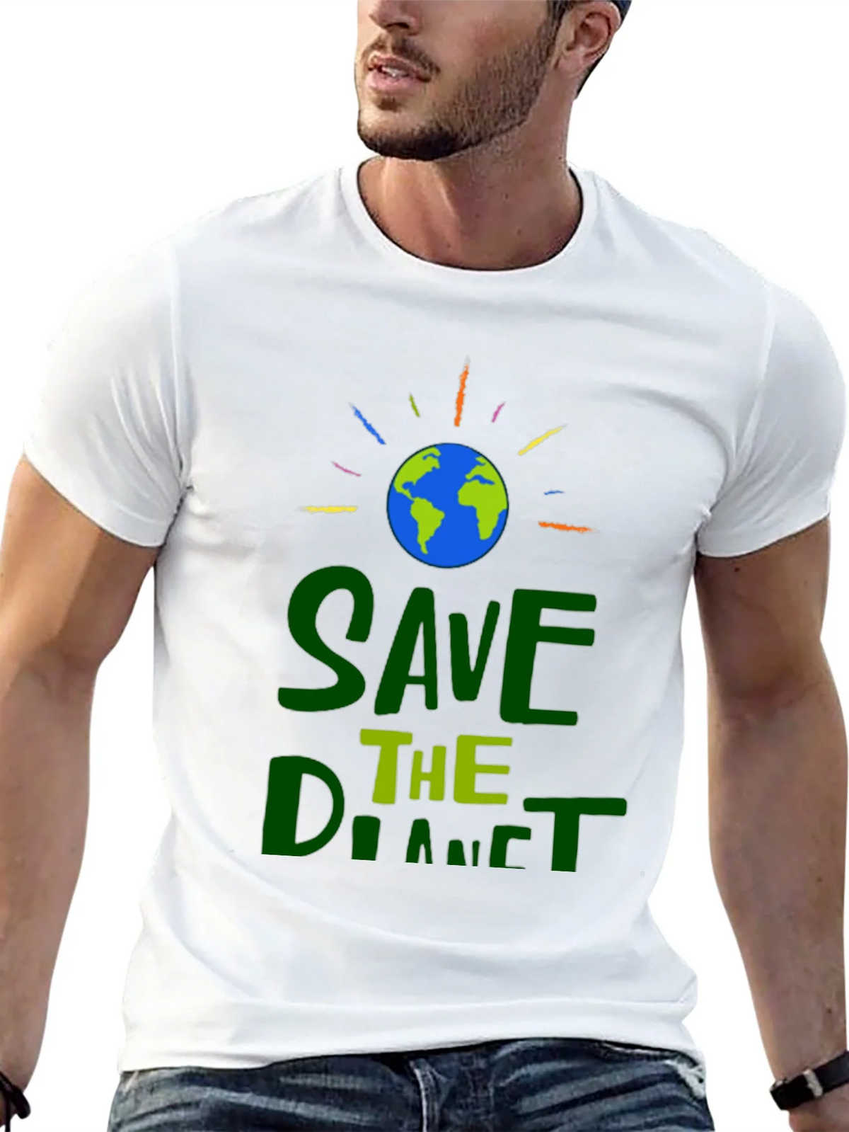 Save the Planet Graphic T-Shirt product image 12