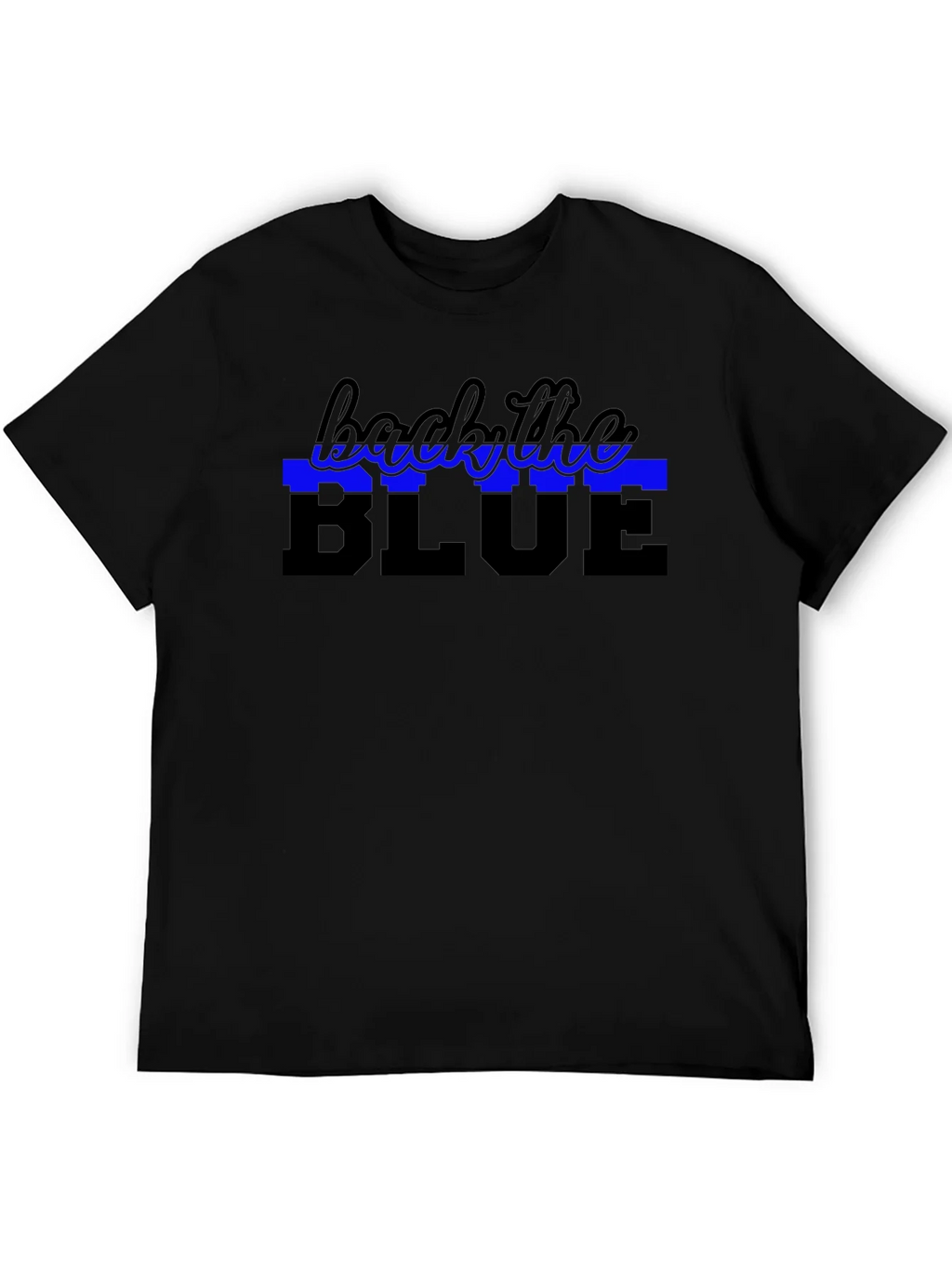 Back the Blue Support Law Enforcement T-Shirt product image 5