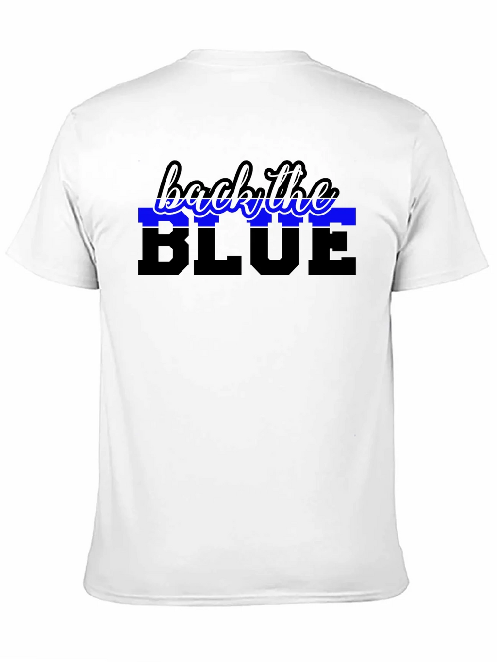 Back the Blue Support Law Enforcement T-Shirt product image 10