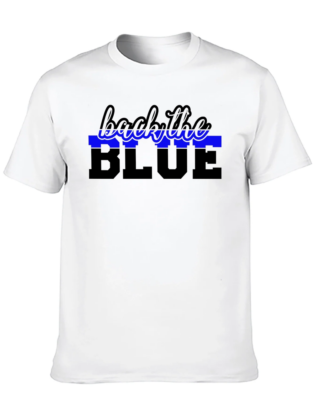 Back the Blue Support Law Enforcement T-Shirt product image 9