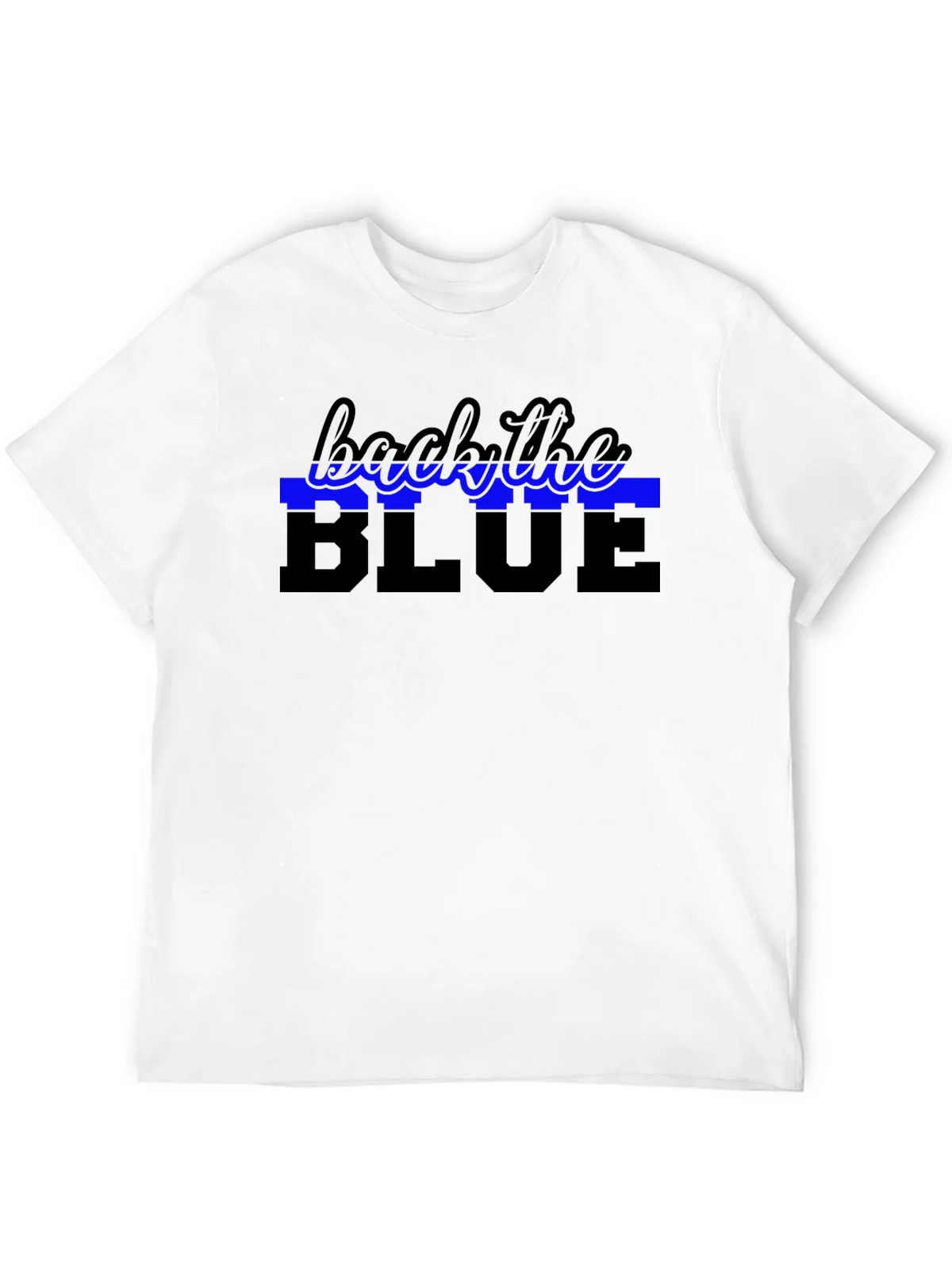 Back the Blue Support Law Enforcement T-Shirt product image 11