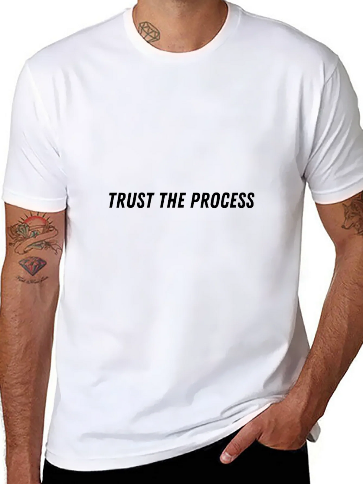 Trust the Process Black T-Shirt product image 7