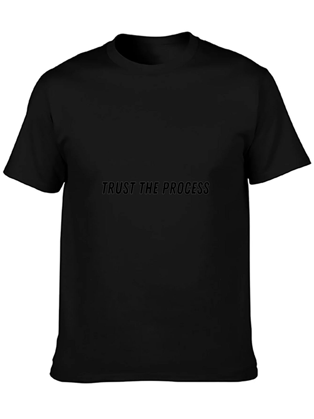 Trust the Process Black T-Shirt product image 3