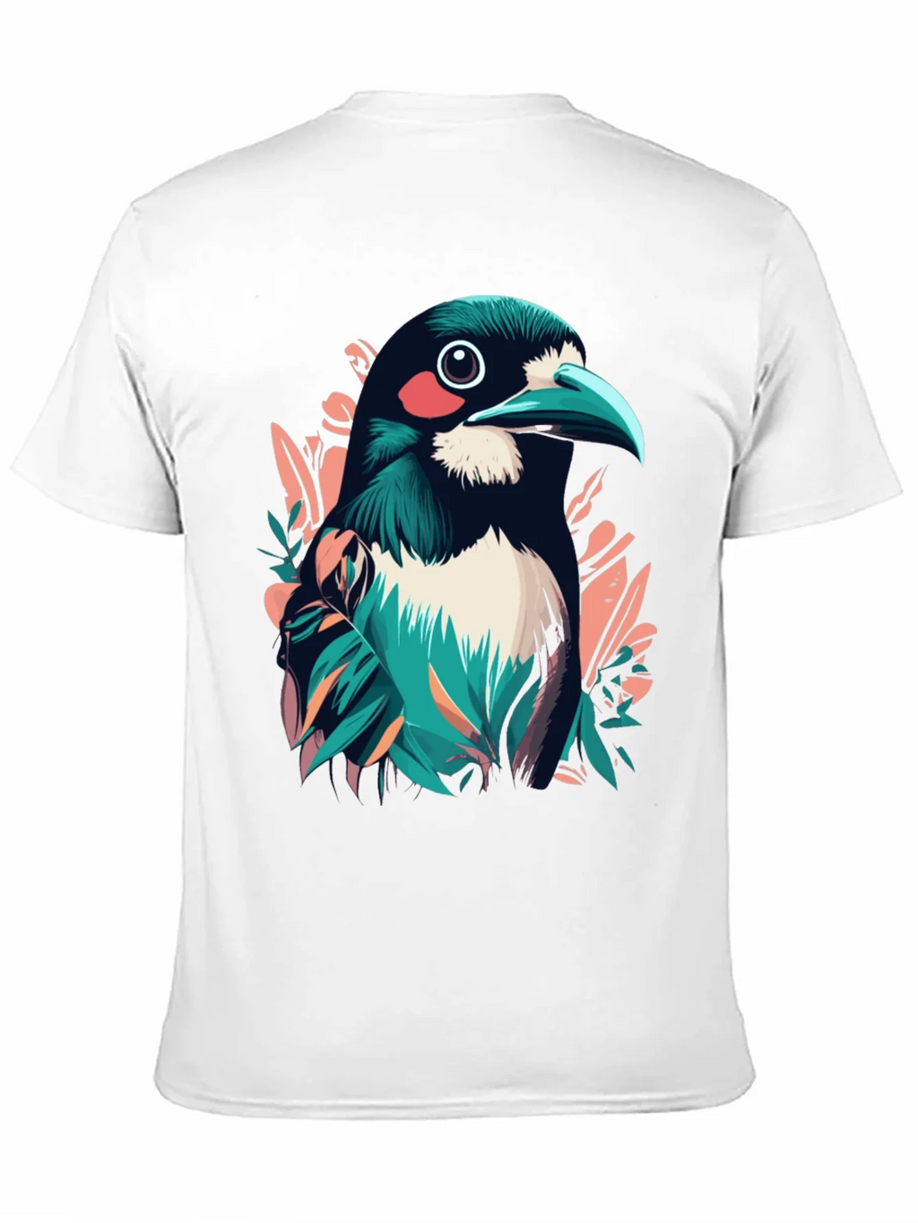 Bird Graphic Tee - Stylish Mens Black T-Shirt product image 10