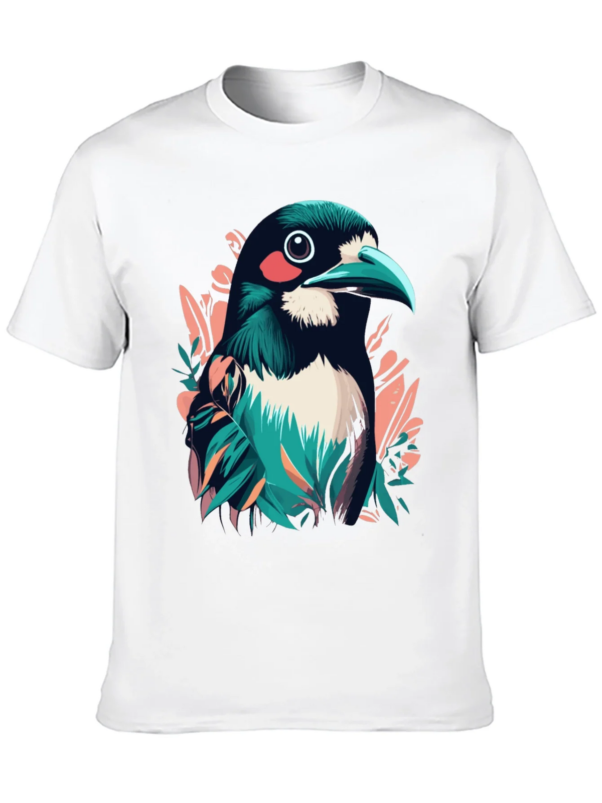 Bird Graphic Tee - Stylish Mens Black T-Shirt product image 9