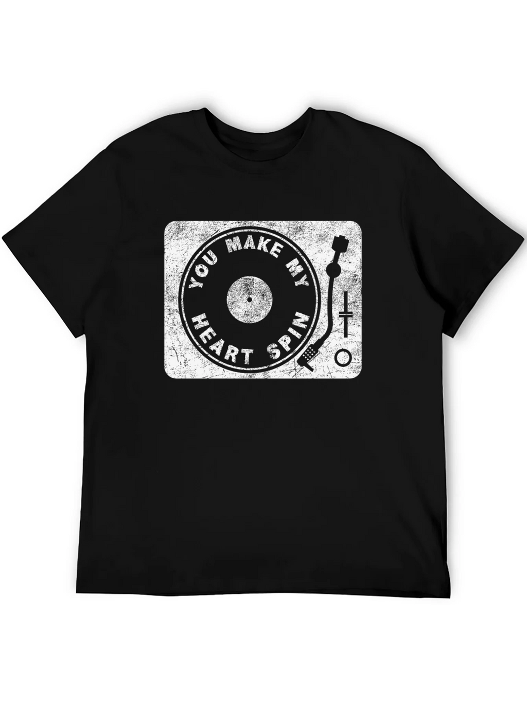 You Make My Heart Spin T-Shirt Vinyl Record Player product image 5