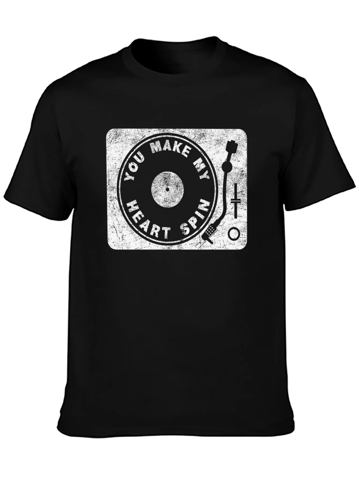 You Make My Heart Spin T-Shirt Vinyl Record Player product image 3