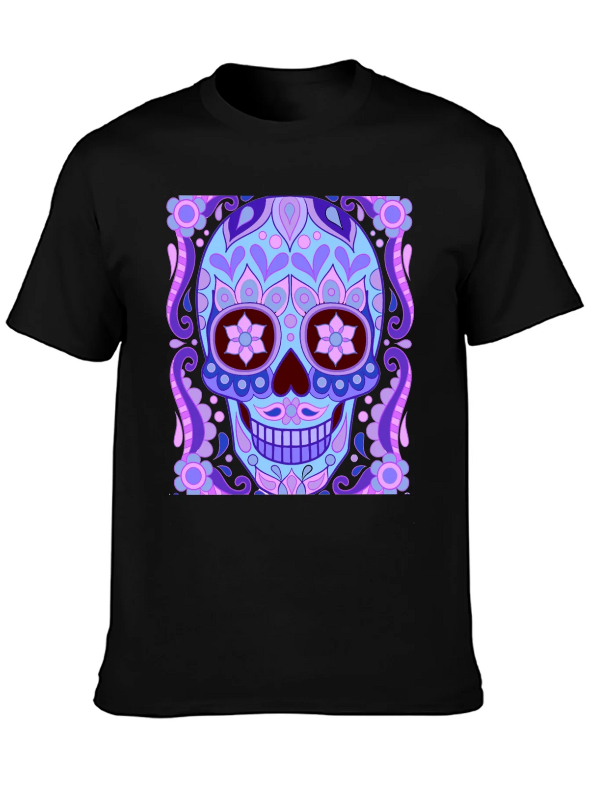 Day of the Dead Sugar Skull Graphic Tee product image 3