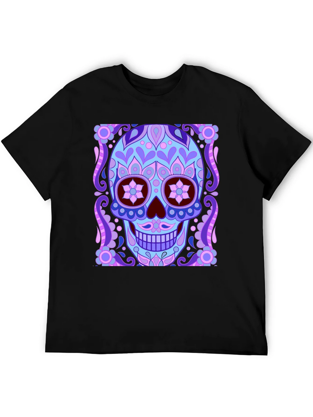 Day of the Dead Sugar Skull Graphic Tee product image 5