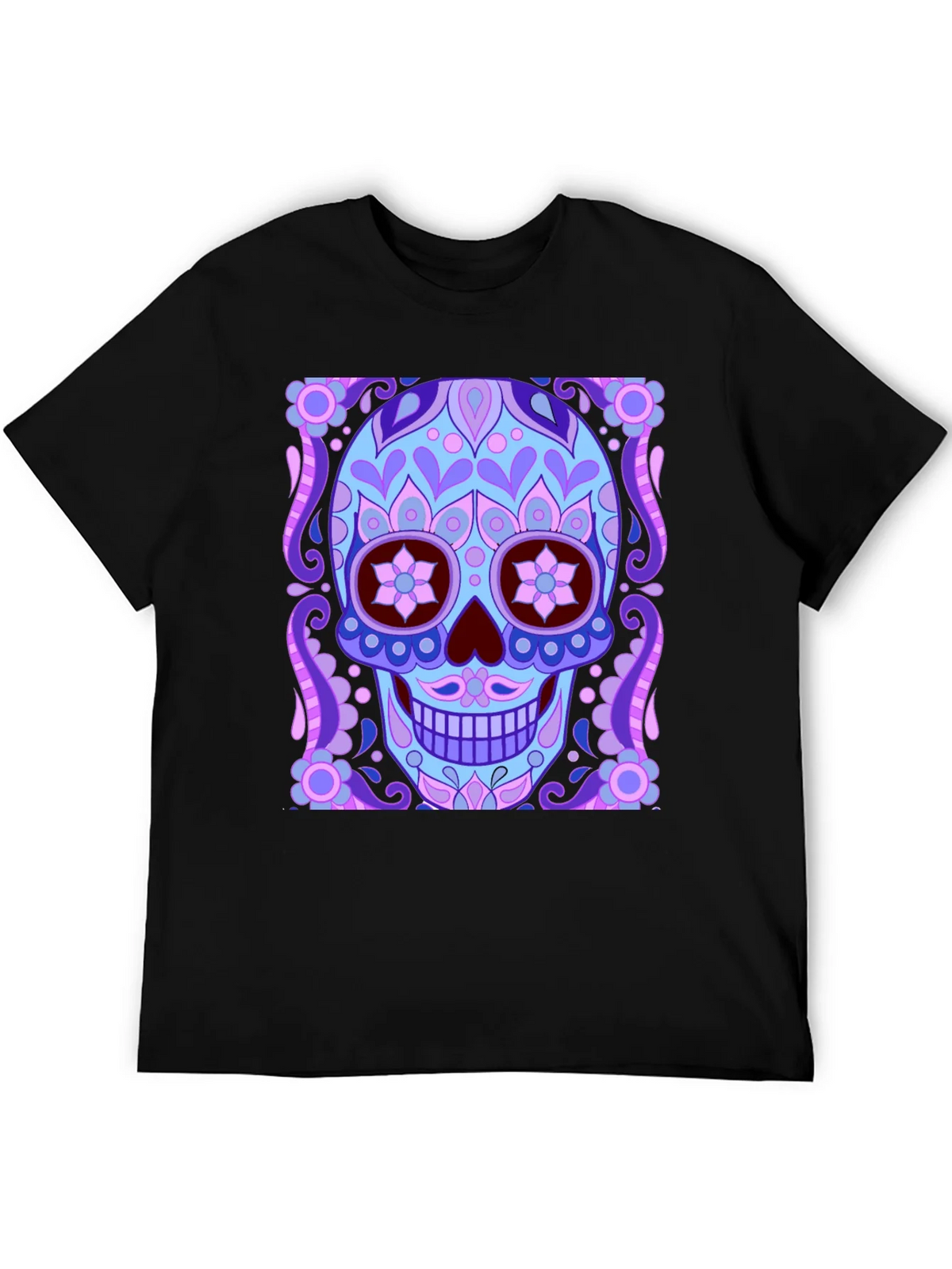 Day of the Dead Sugar Skull Graphic Tee product image 5