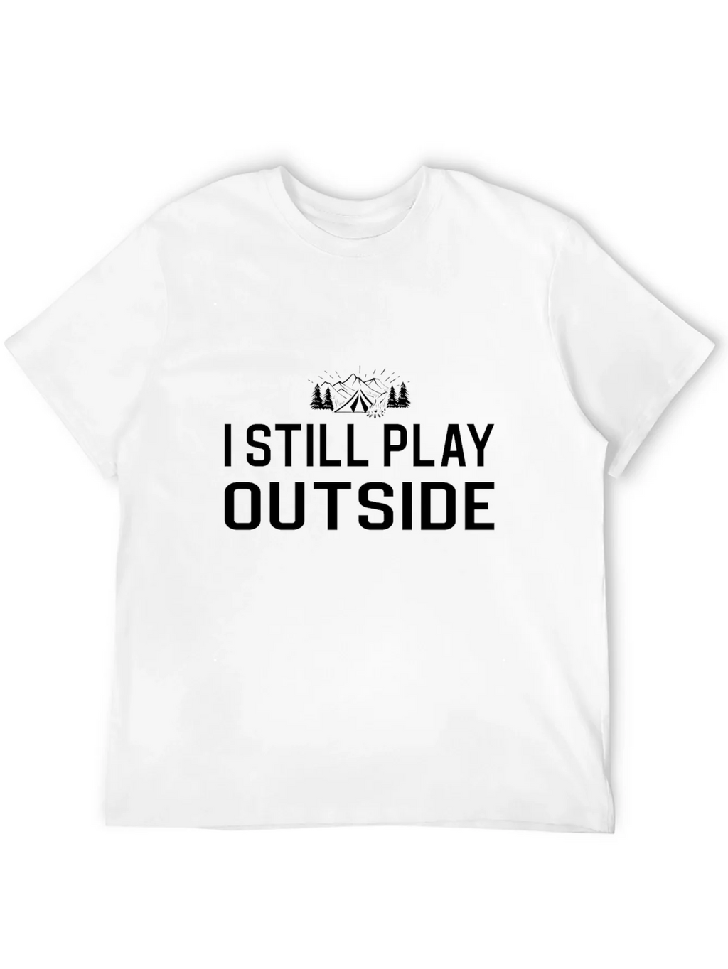 I Still Play Outside Black T-Shirt product image 11
