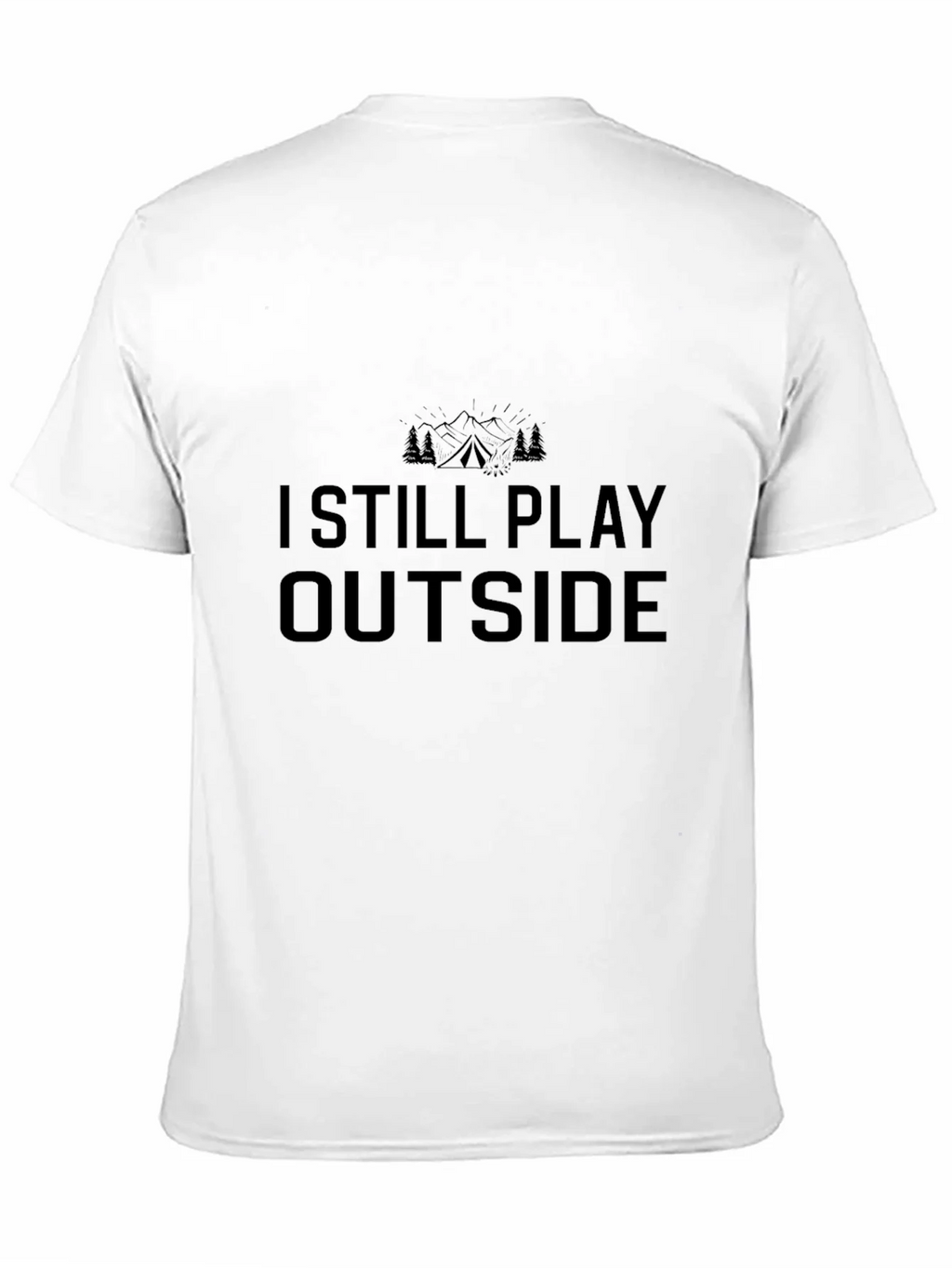 I Still Play Outside Black T-Shirt product image 10