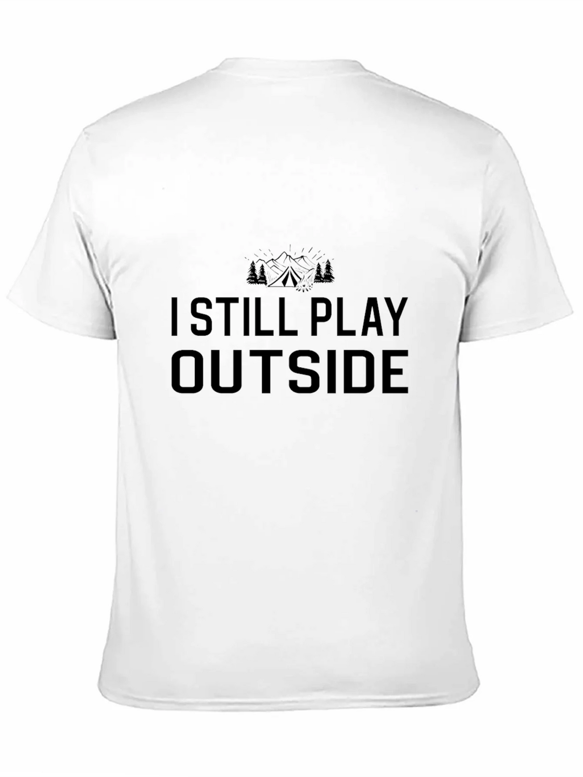 I Still Play Outside Black T-Shirt product image 10