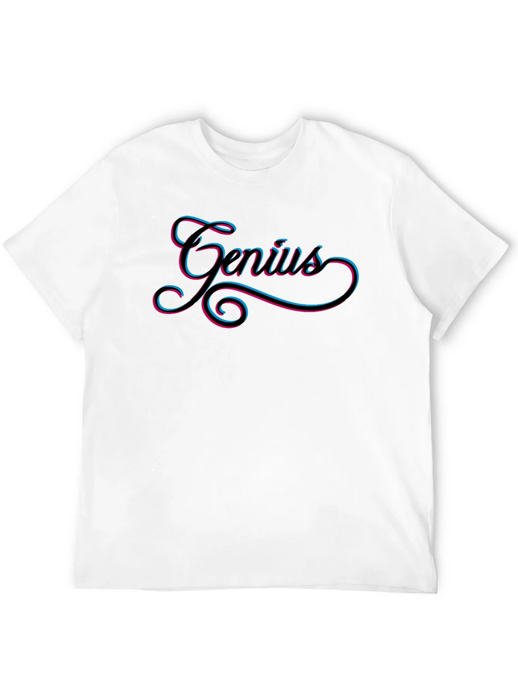 Genius Black T-Shirt - Stylish Mens Graphic Tee product image 11