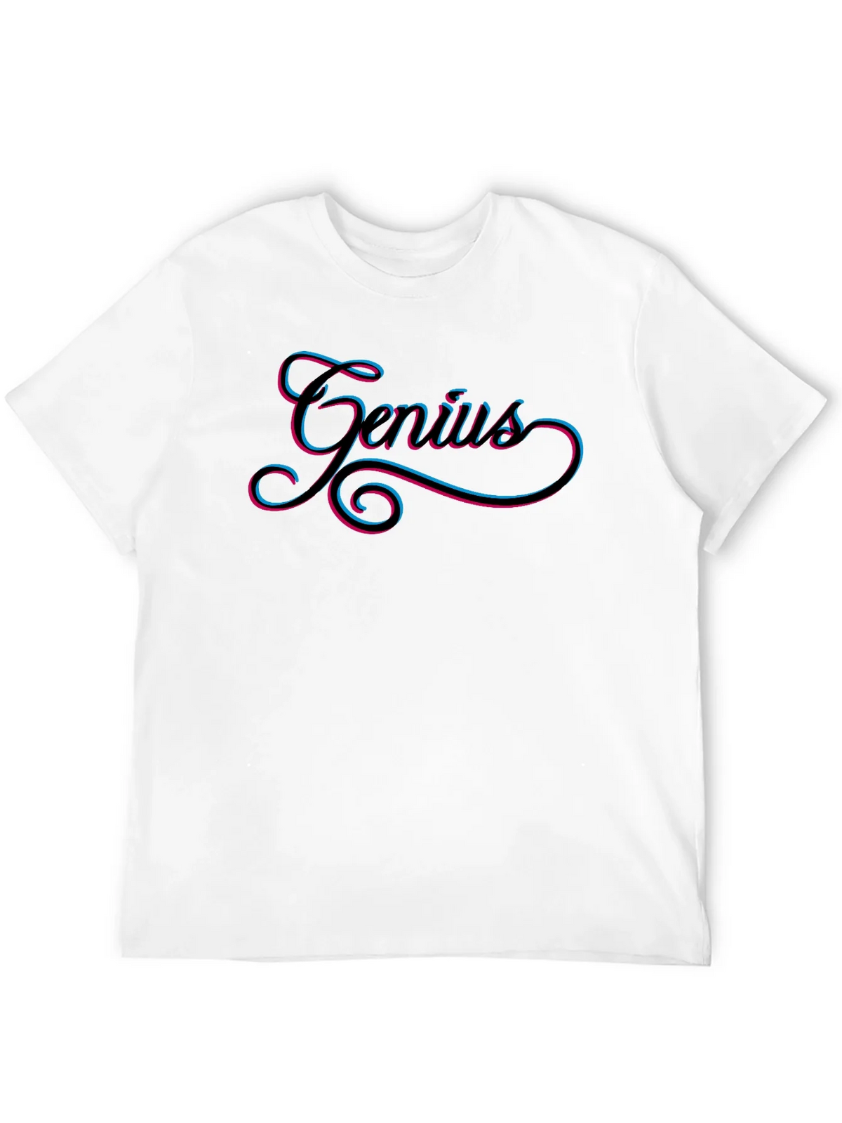 Genius Black T-Shirt - Stylish Mens Graphic Tee product image 11