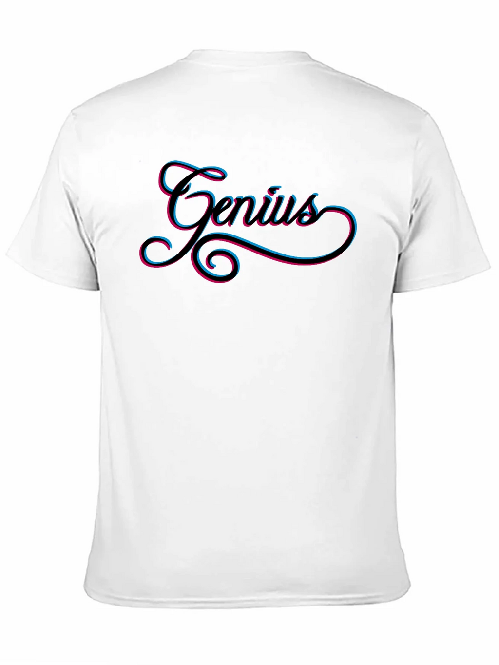 Genius Black T-Shirt - Stylish Mens Graphic Tee product image 10