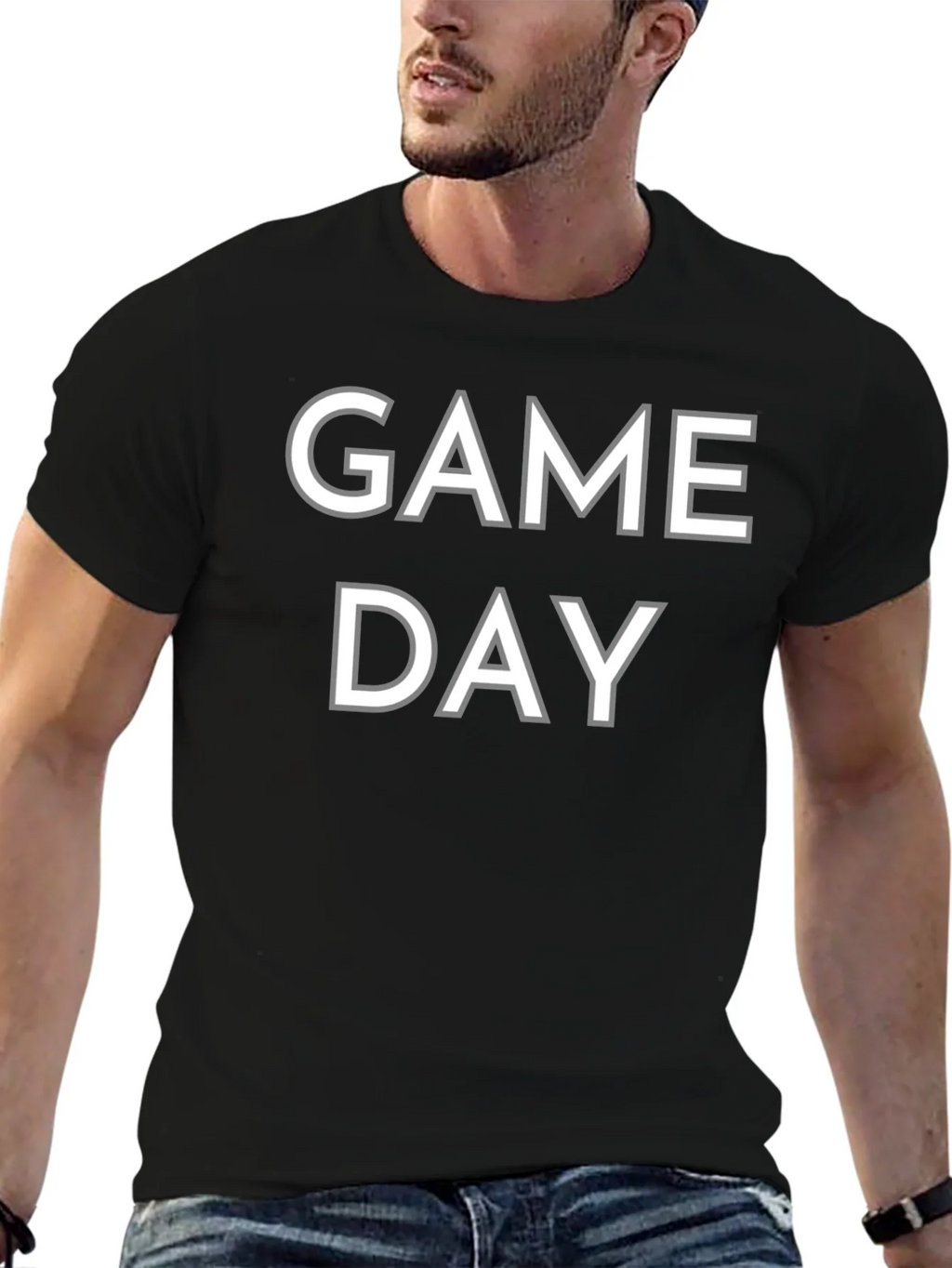 Game Day T-Shirt - Black Cotton Tee product image 6