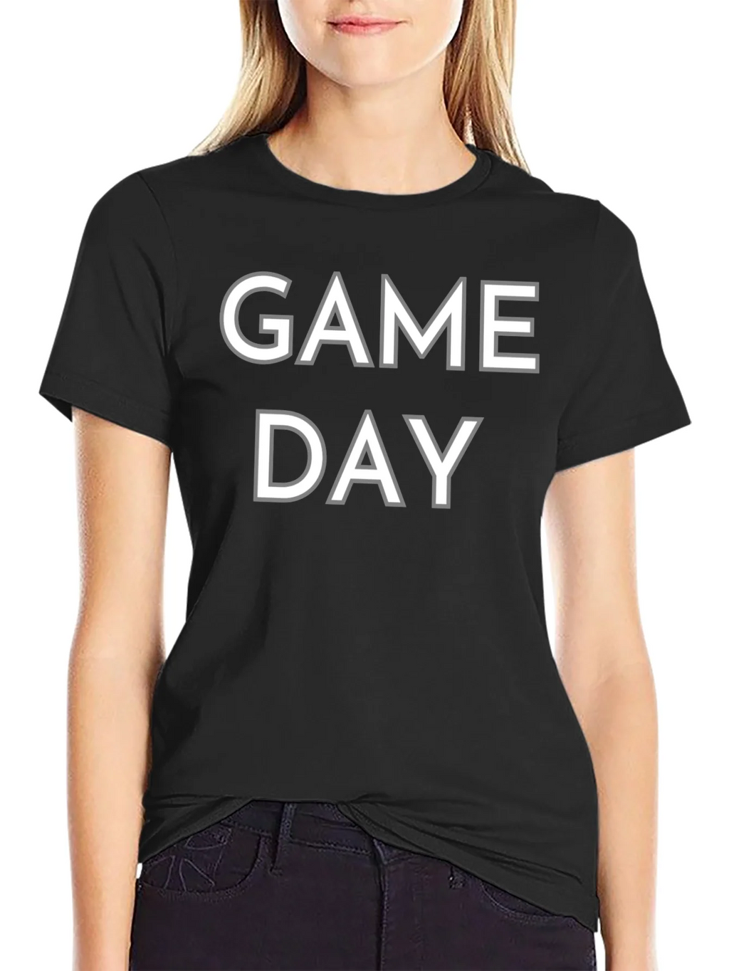 Game Day T-Shirt - Black Cotton Tee product image 2