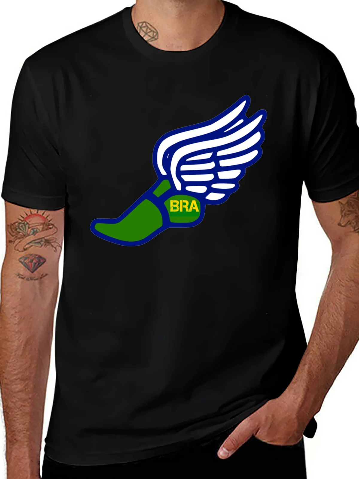 Winged Foot T-Shirt - Track and Field Running Tee product image 1