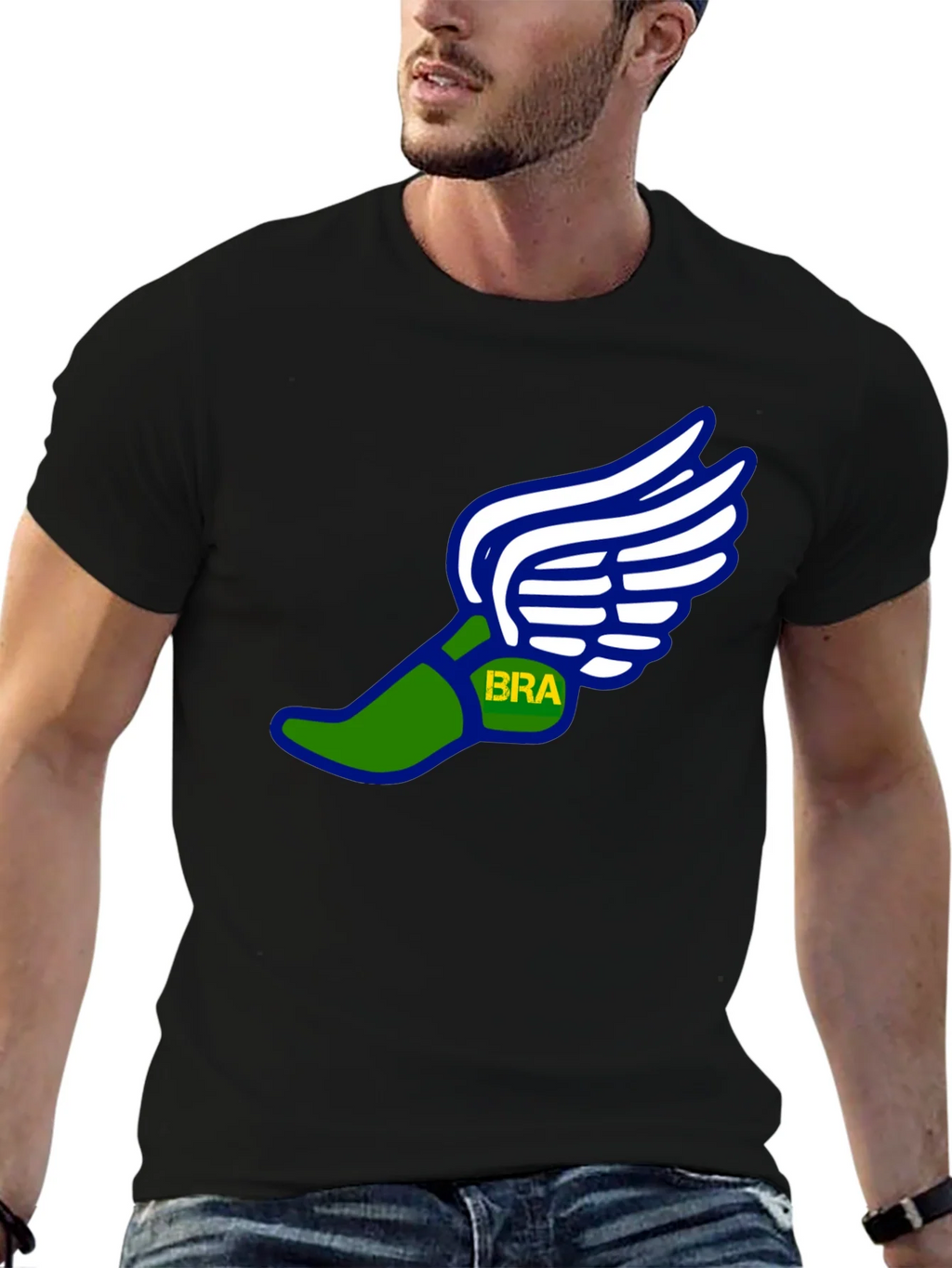 Winged Foot T-Shirt - Track and Field Running Tee product image 6