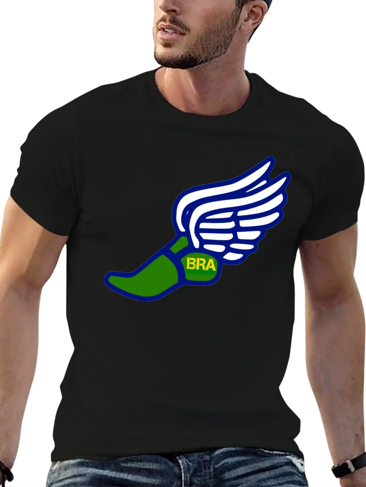 Winged Foot T-Shirt - Track and Field Running Tee product image 6