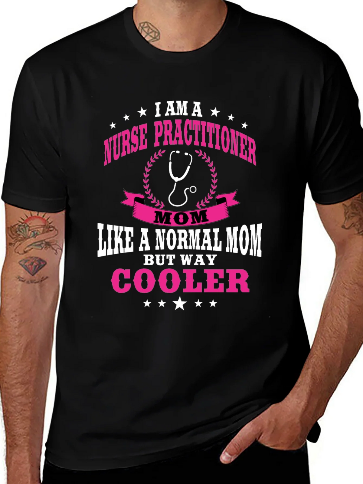 Nurse Practitioner Mom Graphic Tee product image 1