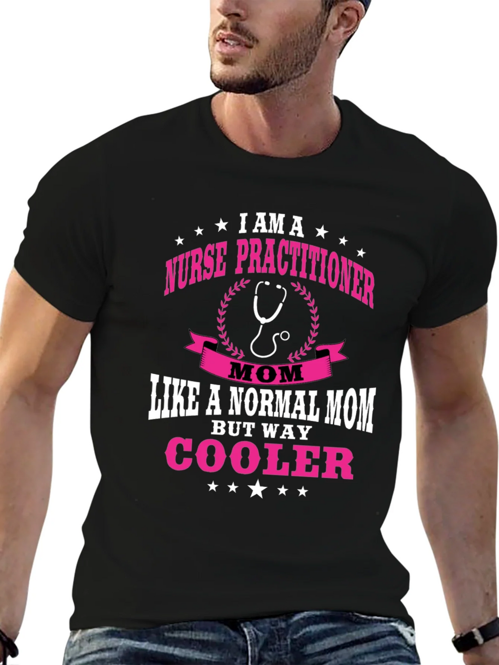 Nurse Practitioner Mom Graphic Tee product image 6