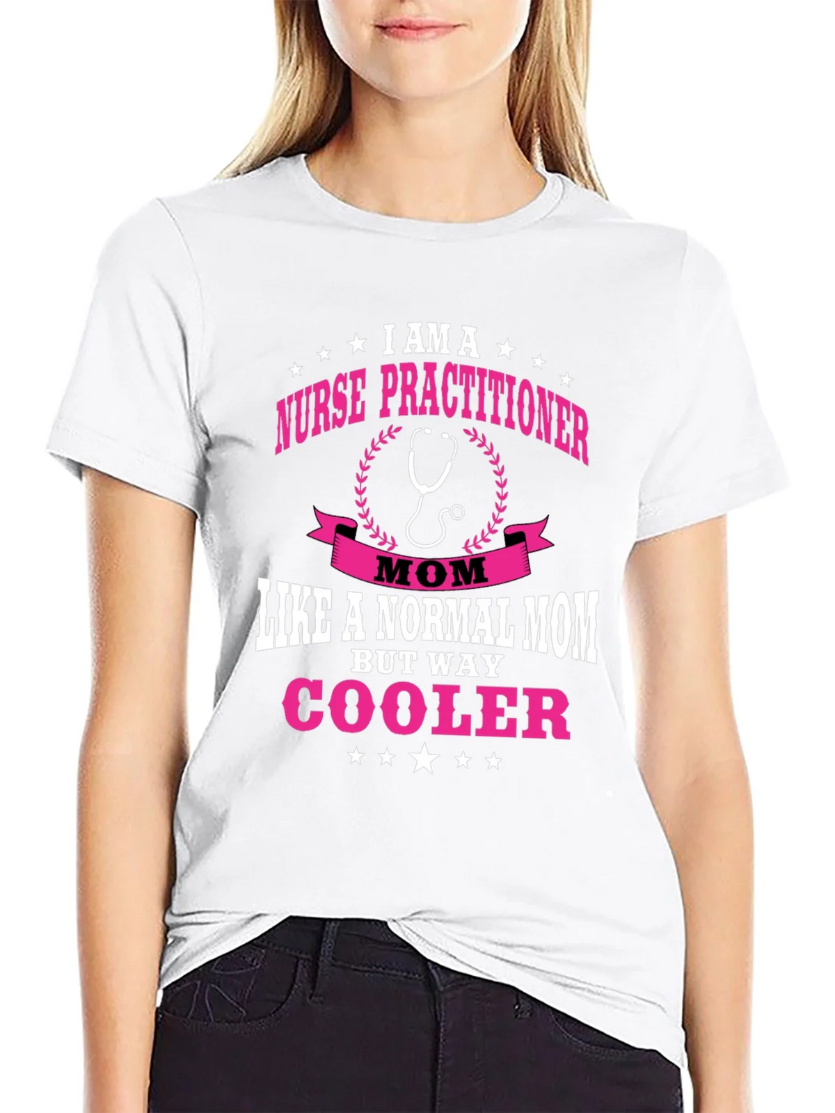Nurse Practitioner Mom Graphic Tee product image 8