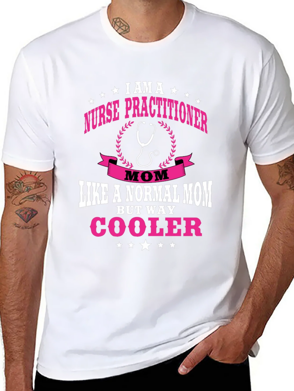 Nurse Practitioner Mom Graphic Tee product image 7