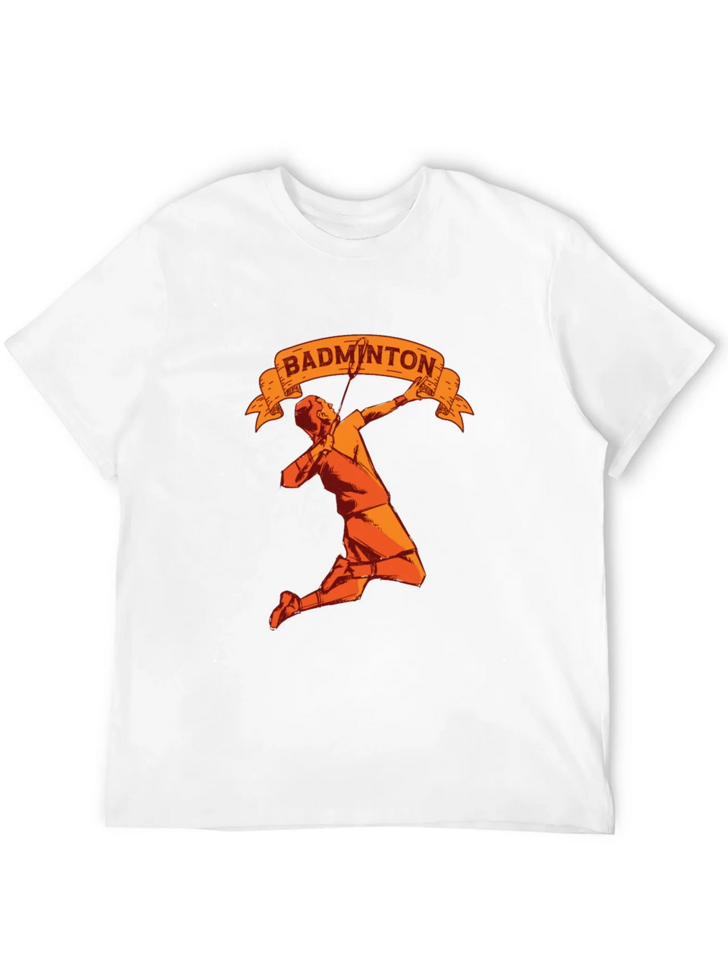 Badminton Player Graphic Tee - Sporty Black T-Shirt product image 11