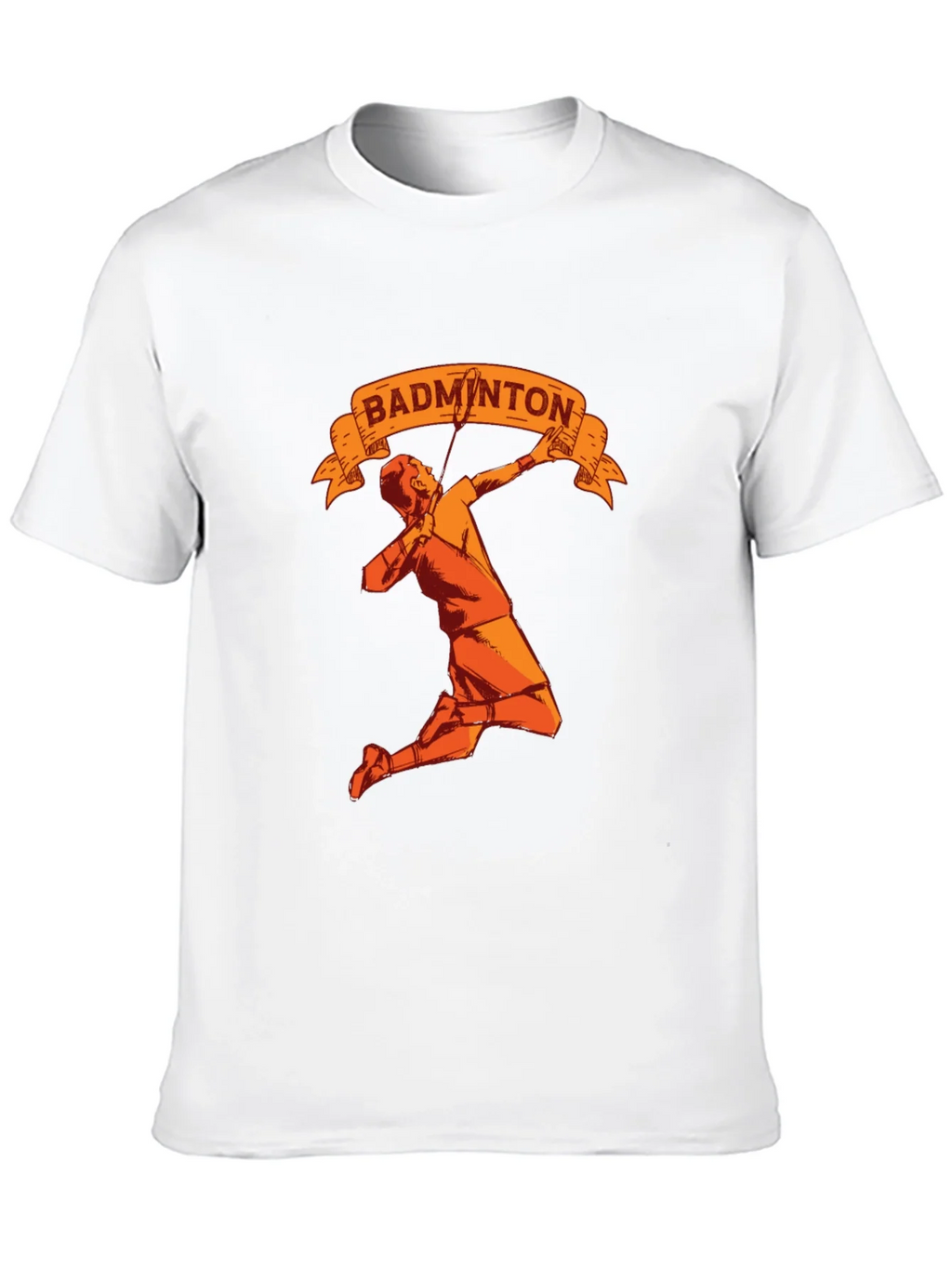 Badminton Player Graphic Tee - Sporty Black T-Shirt product image 9