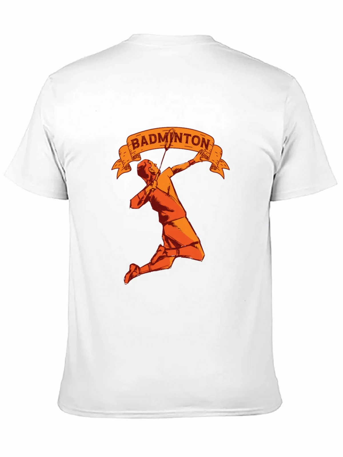 Badminton Player Graphic Tee - Sporty Black T-Shirt product image 10