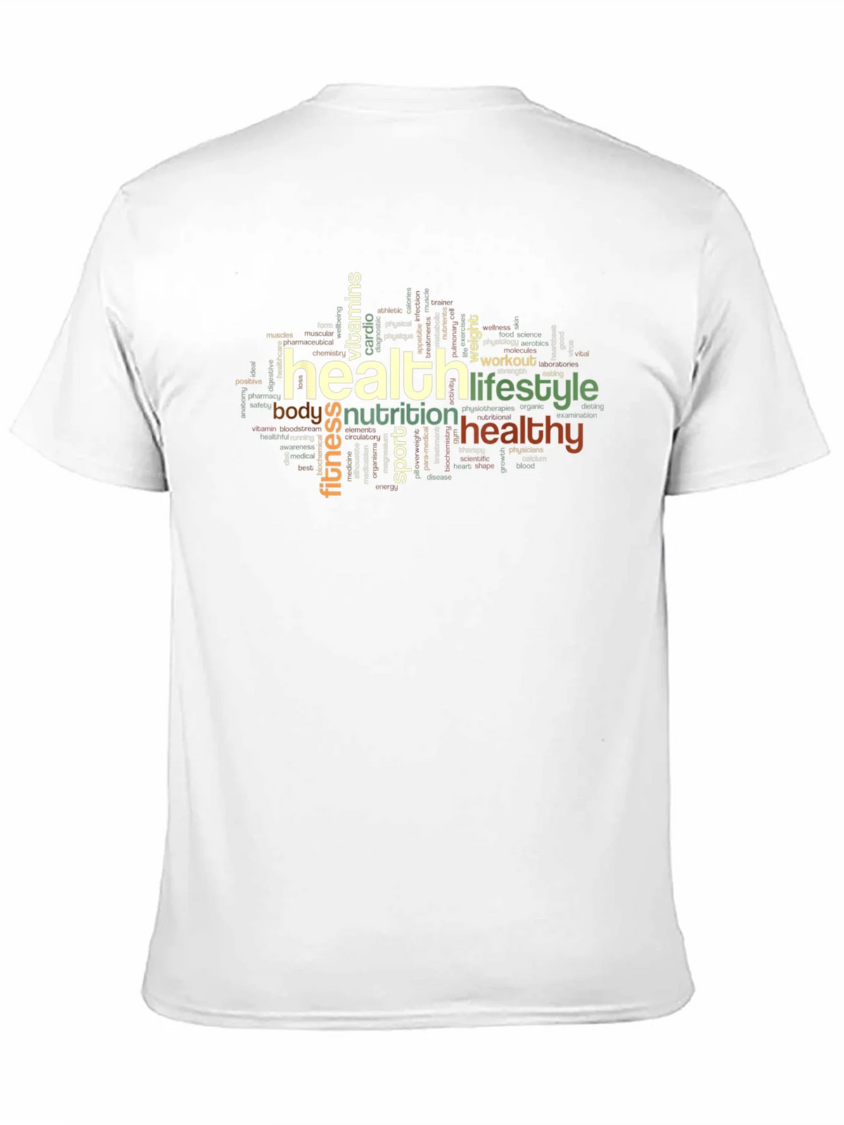 Health & Lifestyle Word Art T-Shirt product image 10