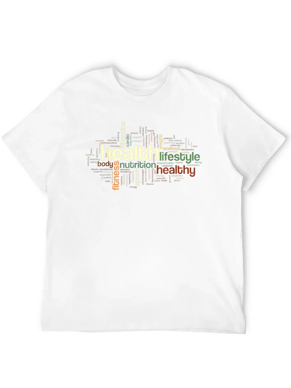 Health & Lifestyle Word Art T-Shirt product image 11