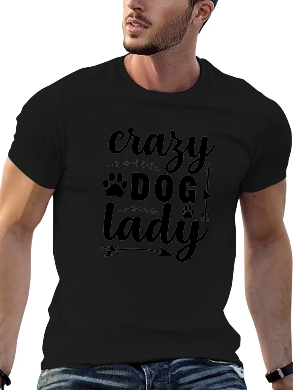 Crazy Dog Lady T-Shirt - Novelty Pet Lover Tee product image 6