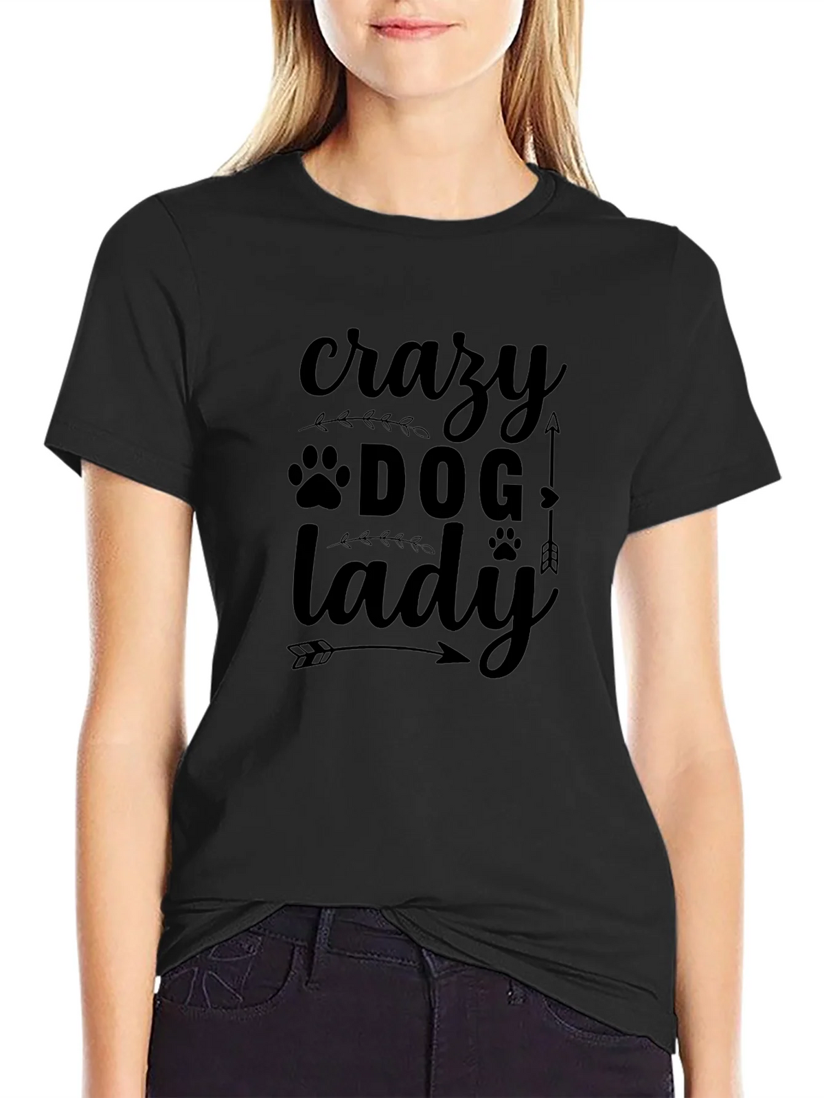 Crazy Dog Lady T-Shirt - Novelty Pet Lover Tee product image 2