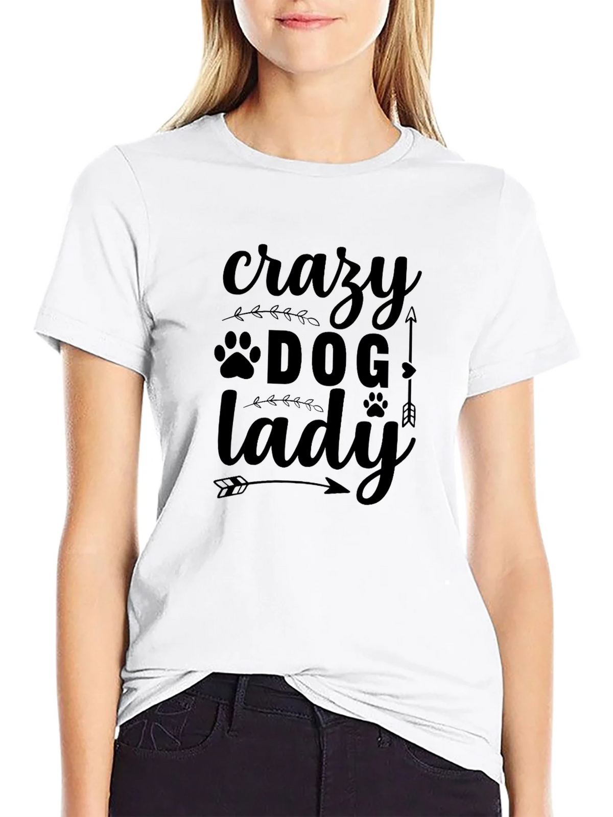 Crazy Dog Lady T-Shirt - Novelty Pet Lover Tee product image 8
