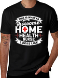 Awesome Home Health Nurse Graphic T-Shirt product image 1