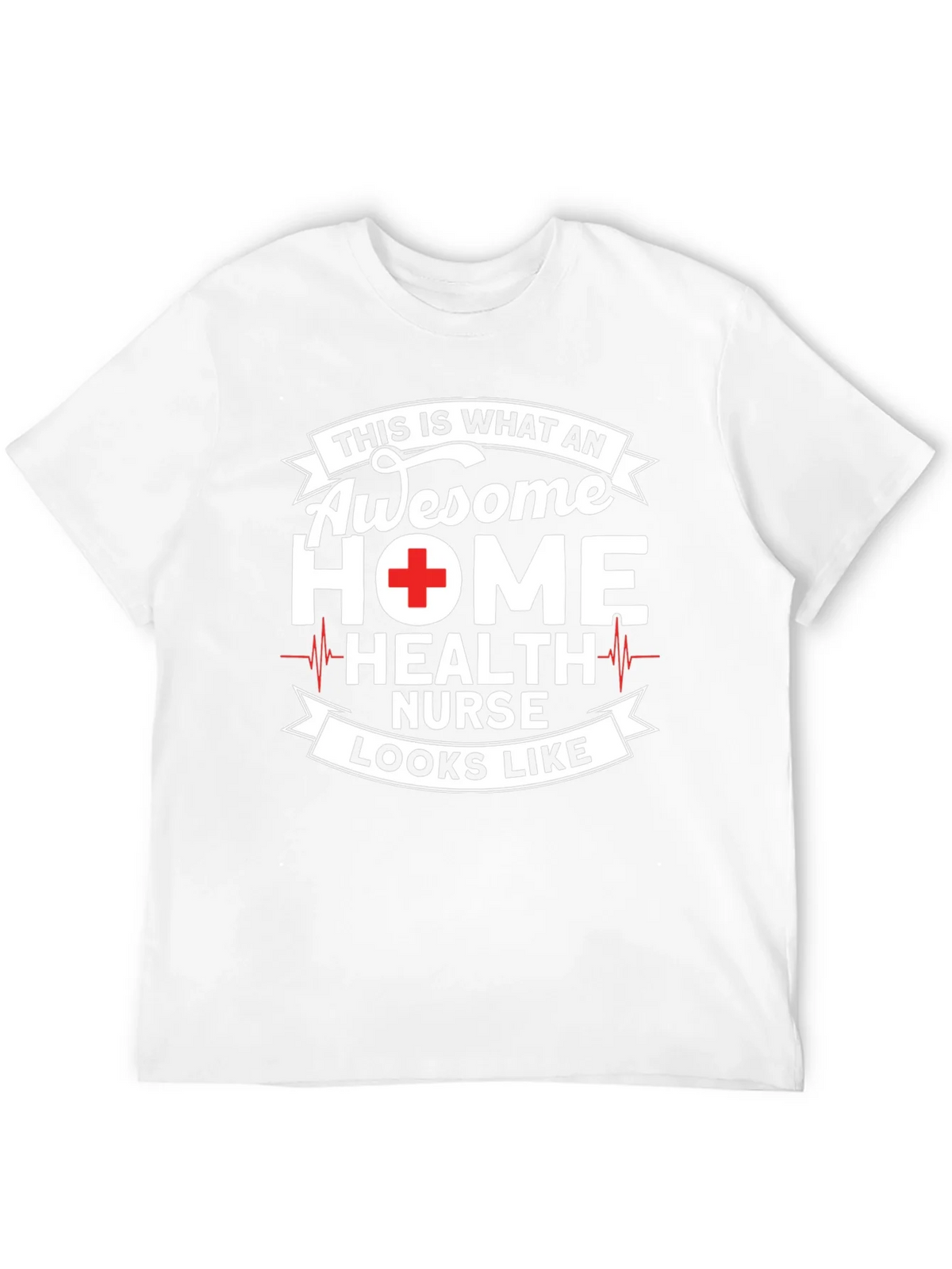 Awesome Home Health Nurse Graphic T-Shirt product image 11