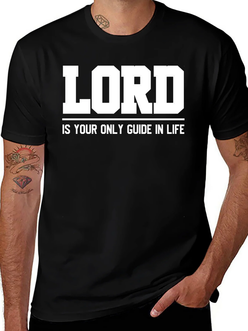 LORD is Your Only Guide in Life - Graphic T-Shirt product image 1