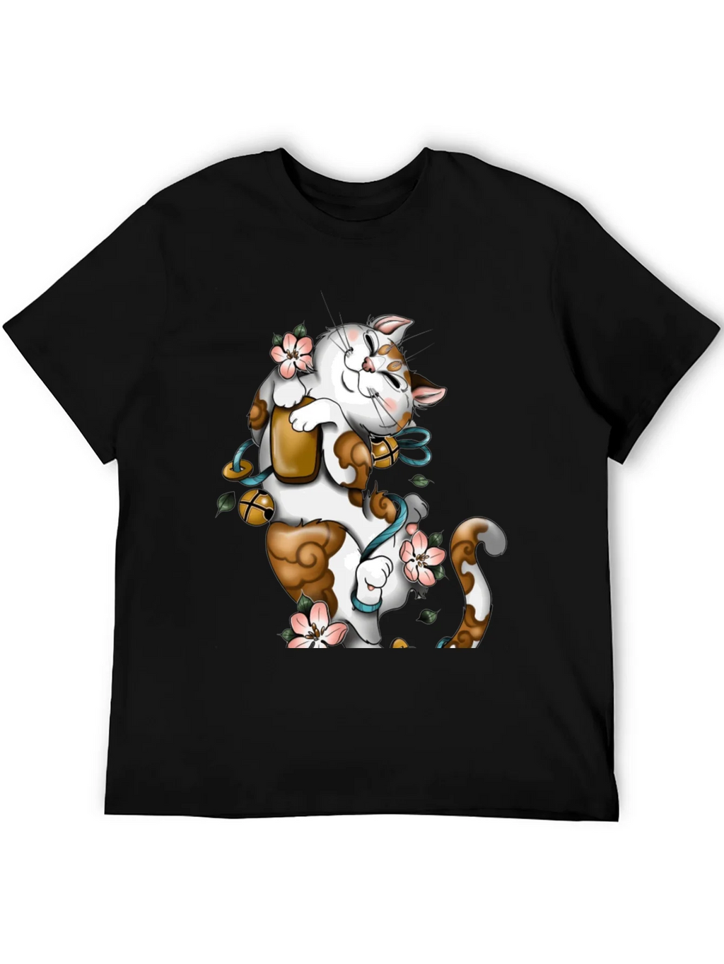 Lucky Cat Graphic T-Shirt product image 5