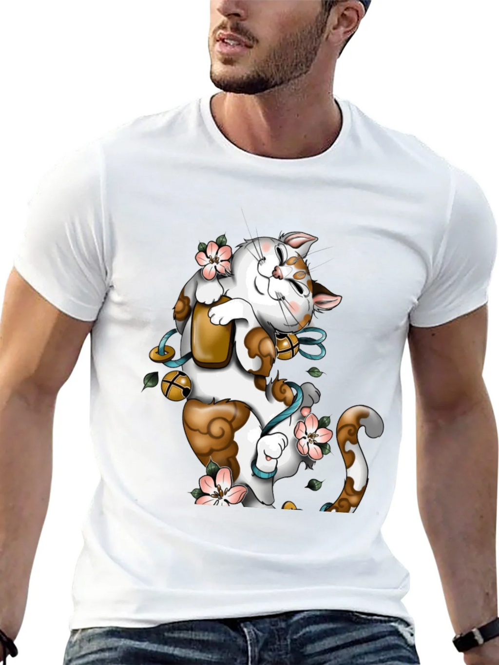 Lucky Cat Graphic T-Shirt product image 12