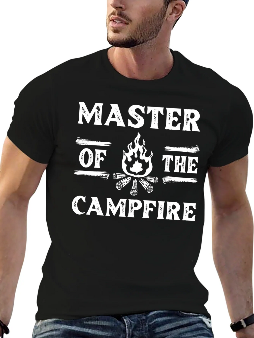 Master of The Campfire Graphic Tee - Black T-Shirt product image 5