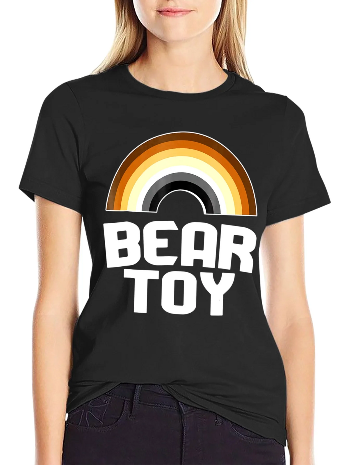 Bear Toy Rainbow T-Shirt - Graphic Tee product image 2