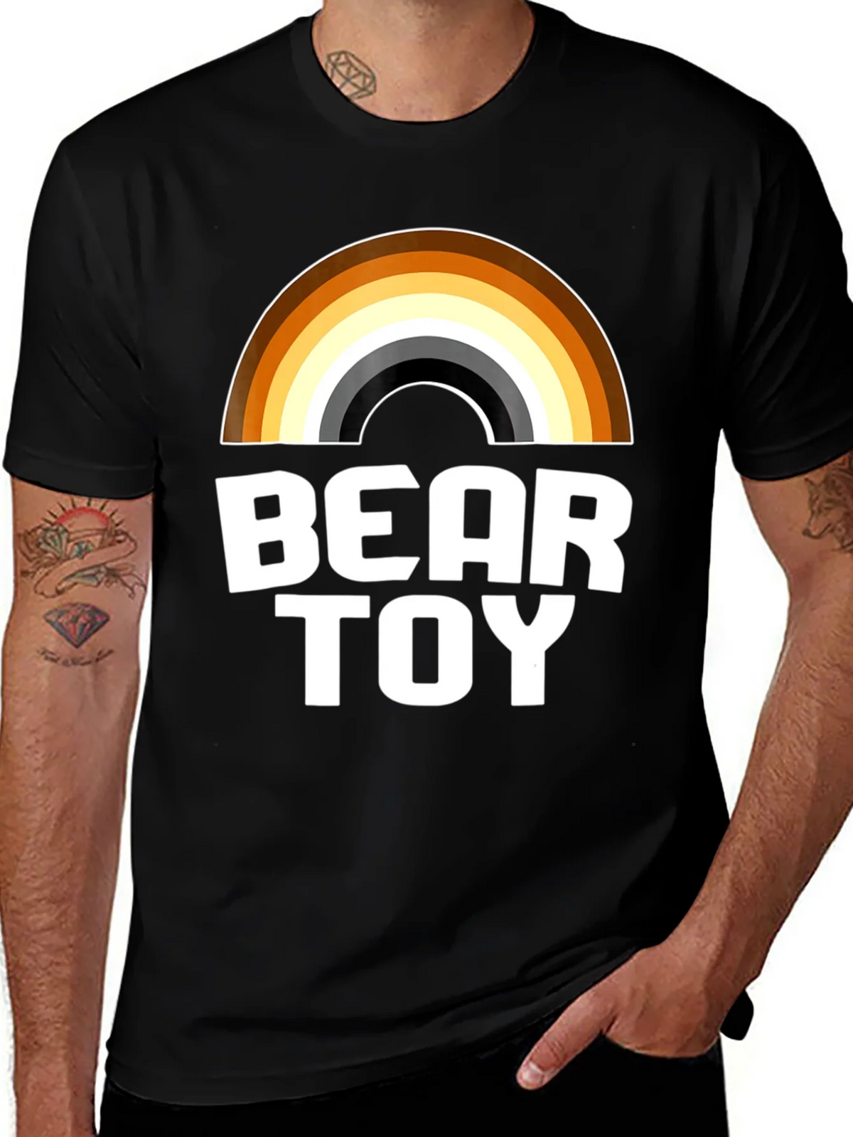 Bear Toy Rainbow T-Shirt - Graphic Tee product image 1