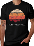Schwarzwald Retro Sunset T-Shirt product image 1