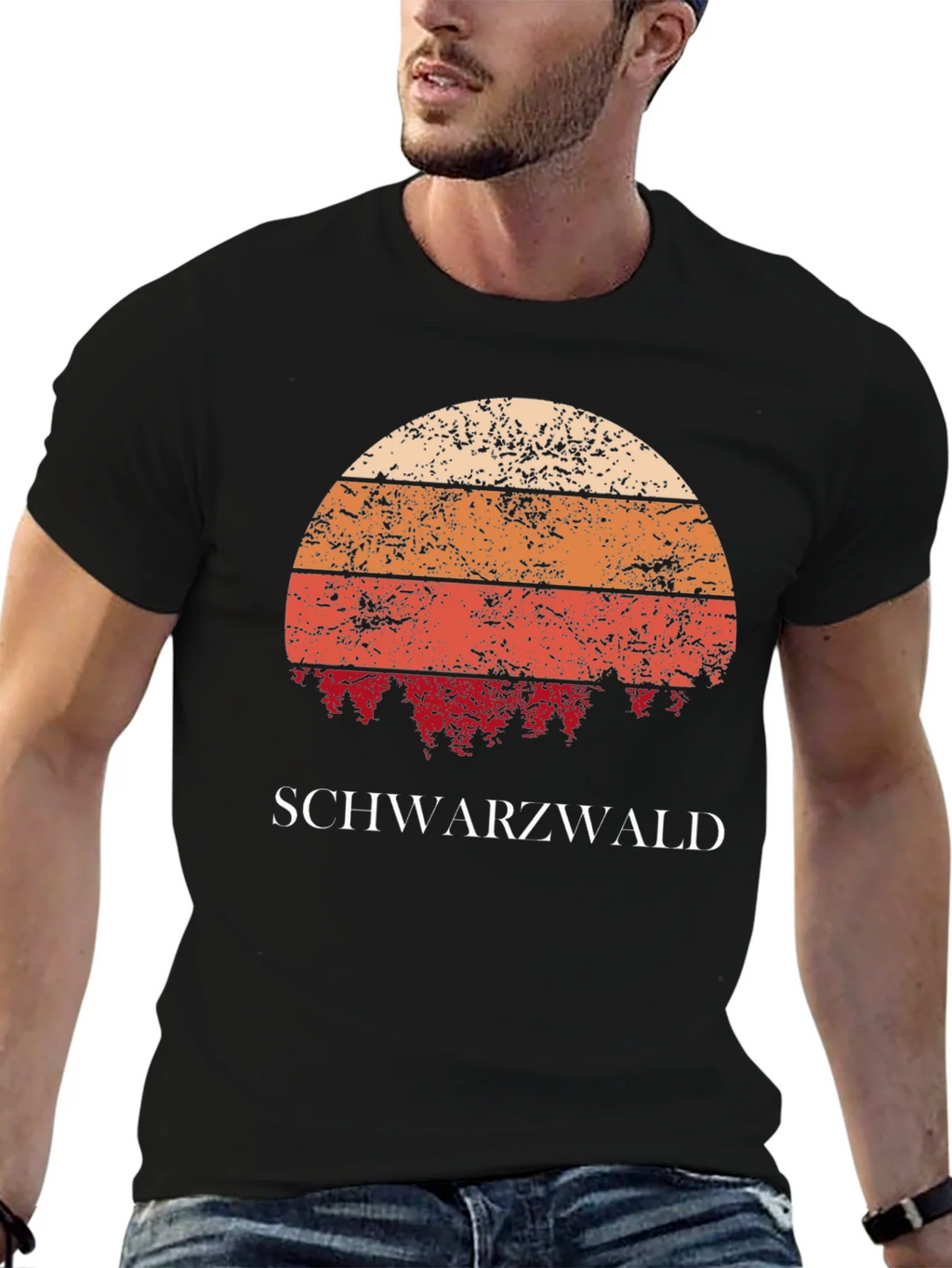 Schwarzwald Retro Sunset T-Shirt product image 6