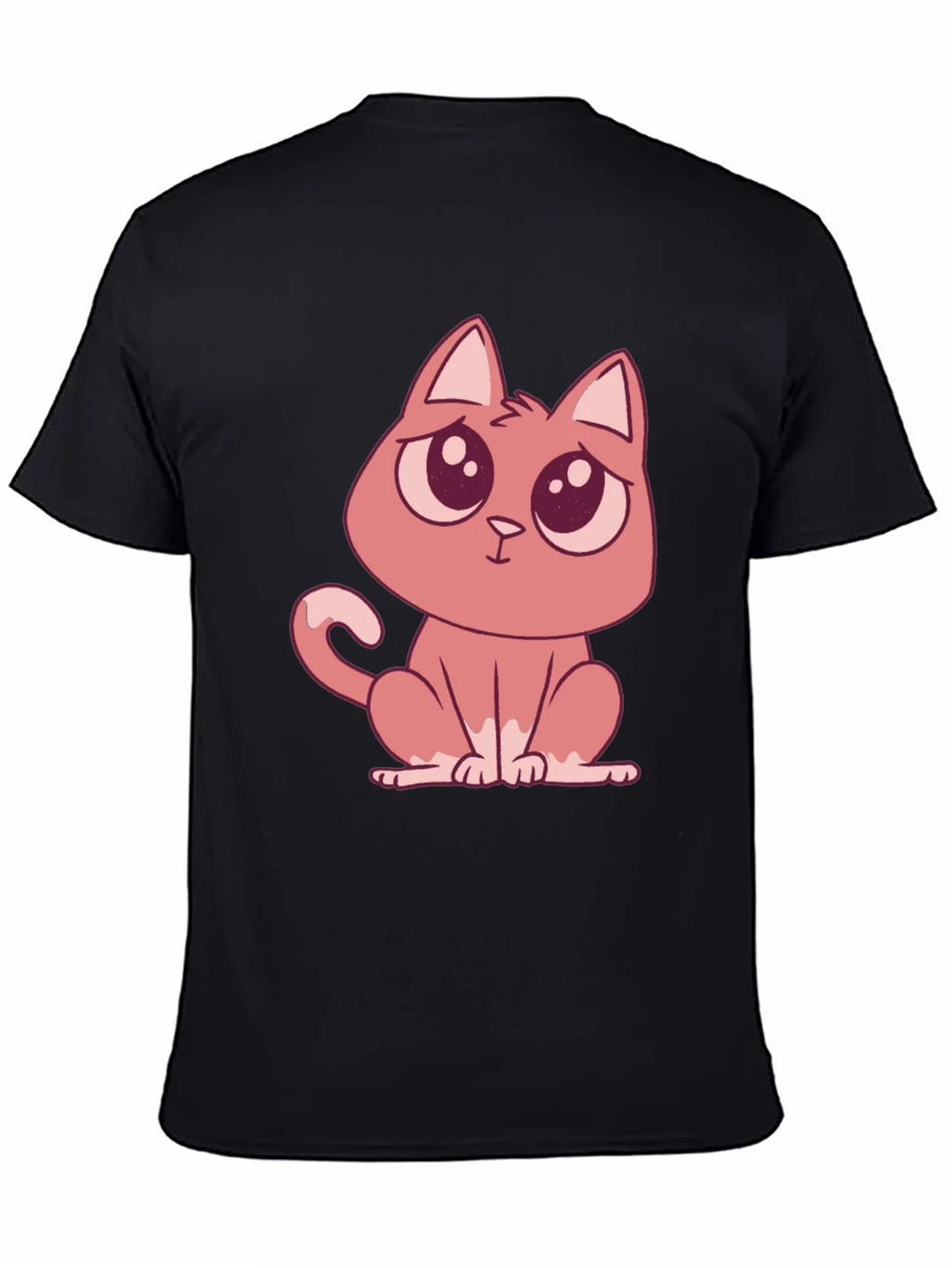 Cute Cartoon Cat Graphic Tee - Soft Cotton Comfort product image 4