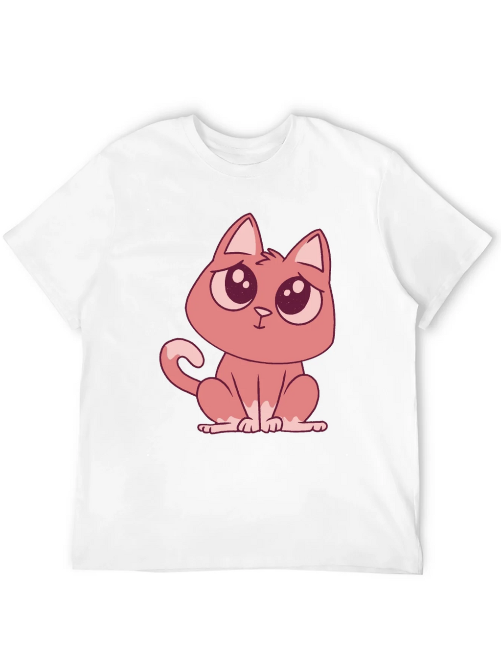 Cute Cartoon Cat Graphic Tee - Soft Cotton Comfort product image 11
